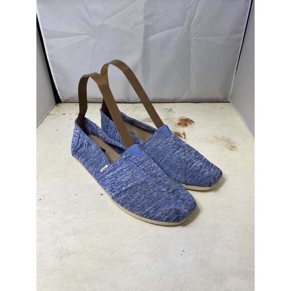 TOMS Shoes - Toms Classic Light Blue Comfort Loafer Slip-on Shoes 9 Removable Insoles